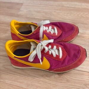 Nike Fuchsia and Gold Sneakers 1.5Y